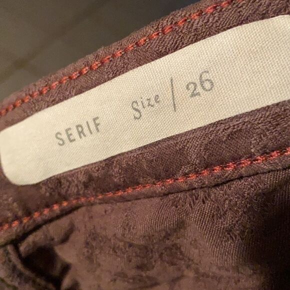 Pilcro and the Letterpress Serif Skinny Jeans, Size 26 - Picture 4 of 9